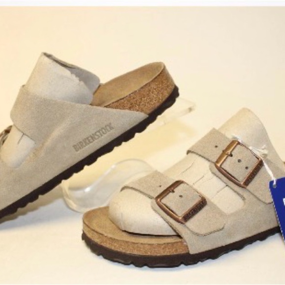 Birkenstock NEW Arizona Soft foot bed
Womens 5 N 36 Germany Made
Beige Suede